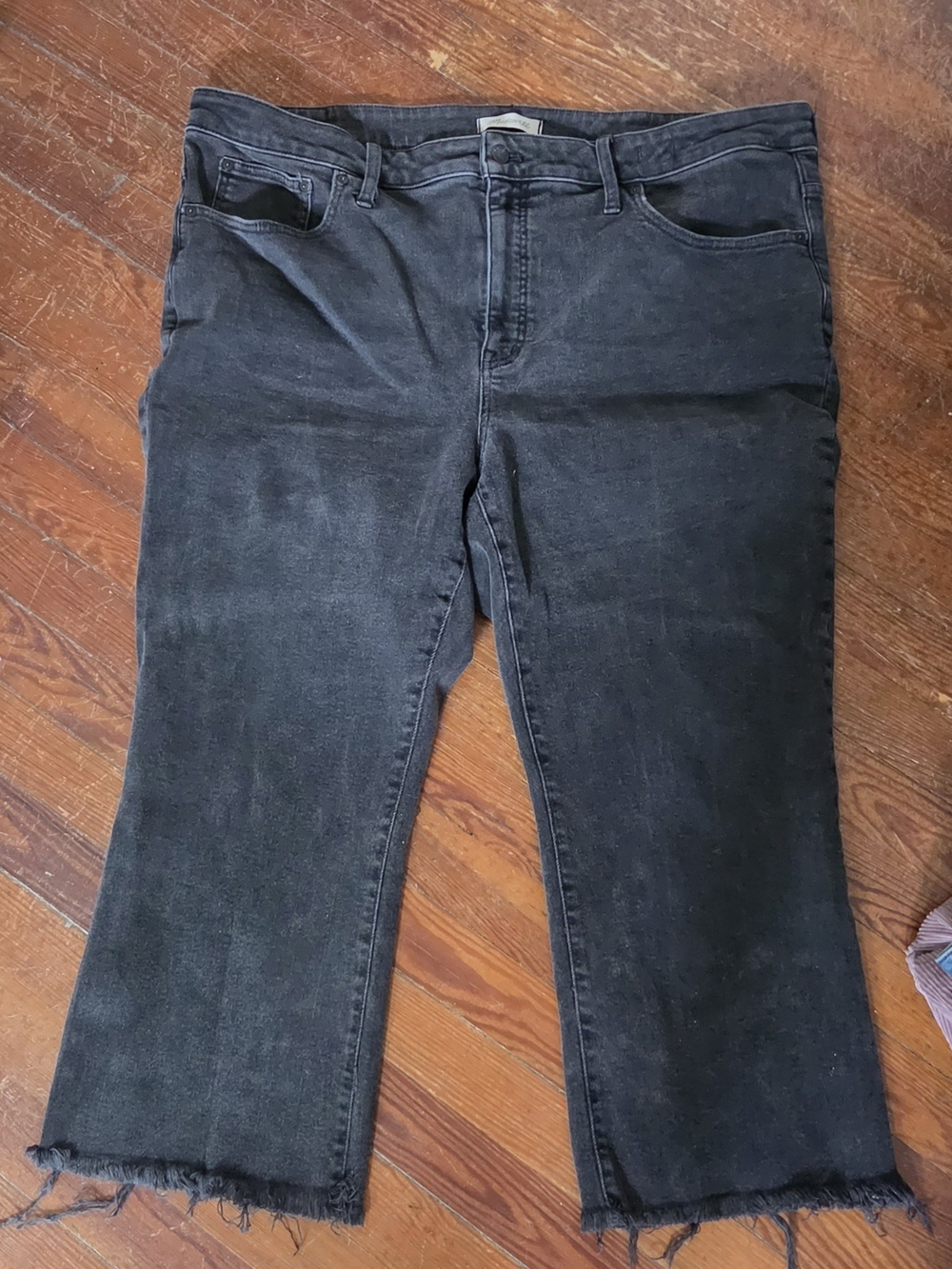 Madewell Cali Demi-Boot Black Jeans